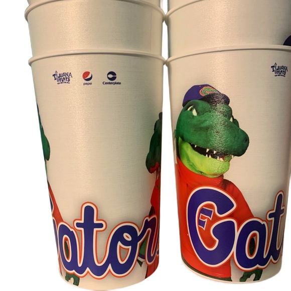 University of Florida Stadium Cups Gators Football 22 oz. Orange & Blue Lot of 8 - Picture 3 of 7